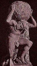 פסל של אטלס 