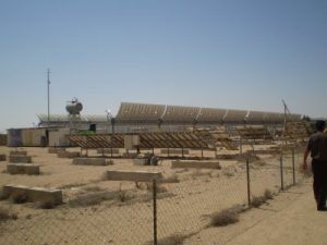 מערכות של חברת סולל המותקנות במרכז הלאומי למחקר אנרגיית השמש בישראל